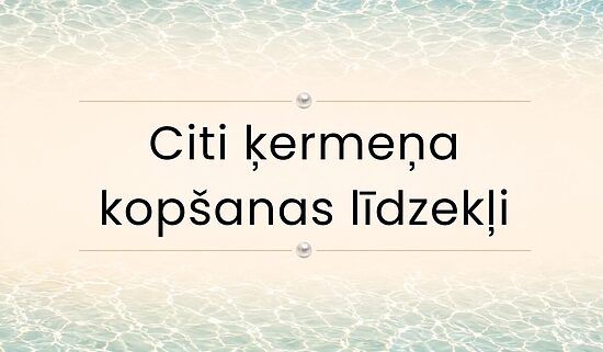 Citi ķermeņa kopšanas līdzekļi