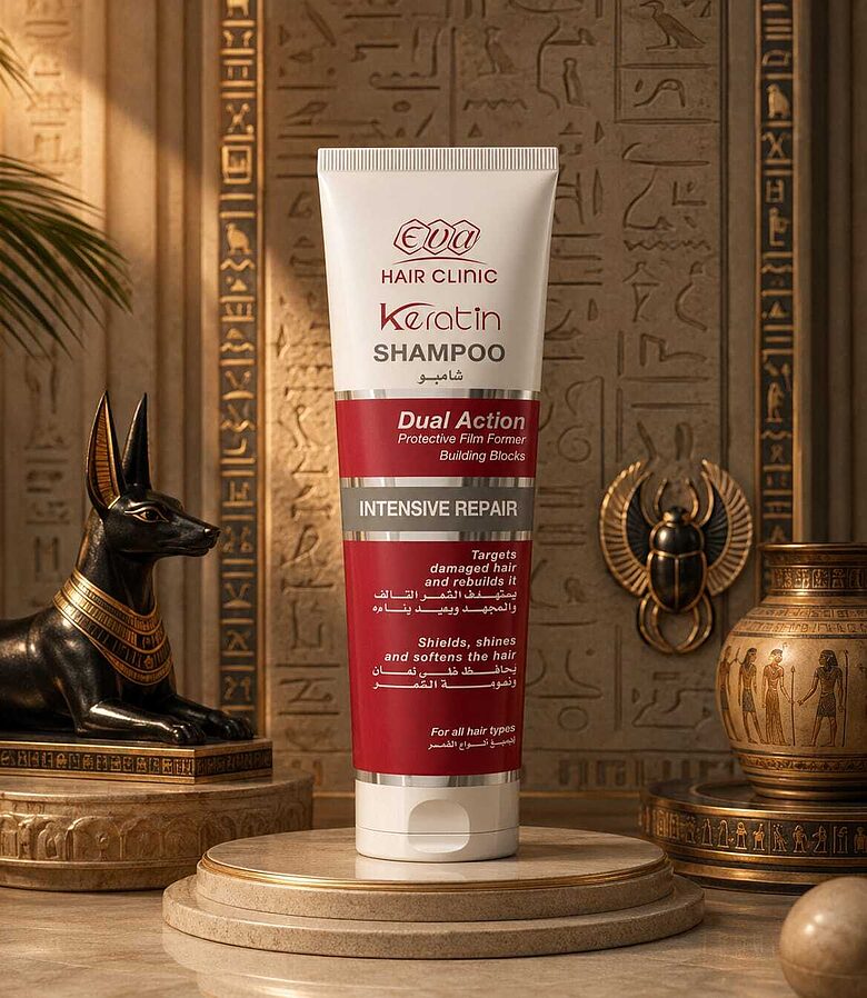 EVA Hair Clinic atjaunojošs šampūns ar keratīnu, 230 ml