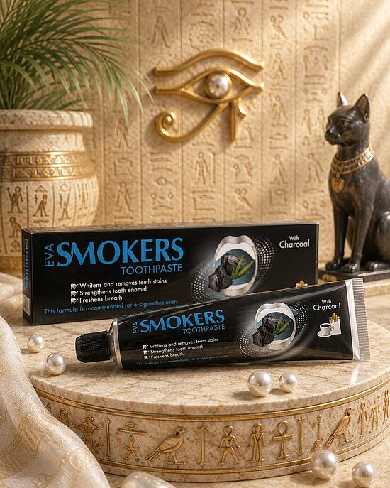 EVA Smokers zobu pasta ar aktīvo ogli, 50 ml