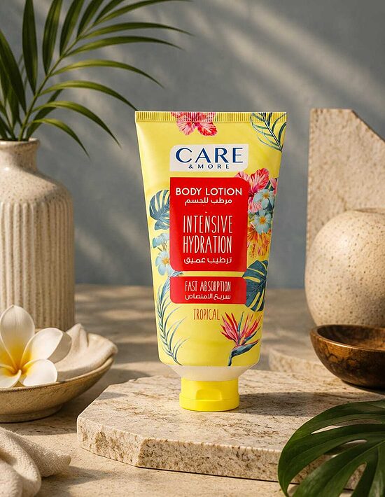 Care & More Tropical intensīvi mitrinošs ķermeņa losjons, 150 ml