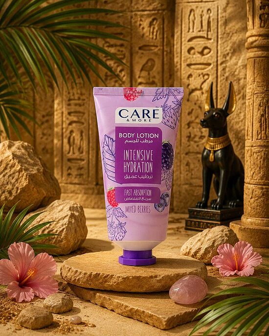 Care & More Mixed Berries intensīvi mitrinošs ķermeņa losjons, 150 ml