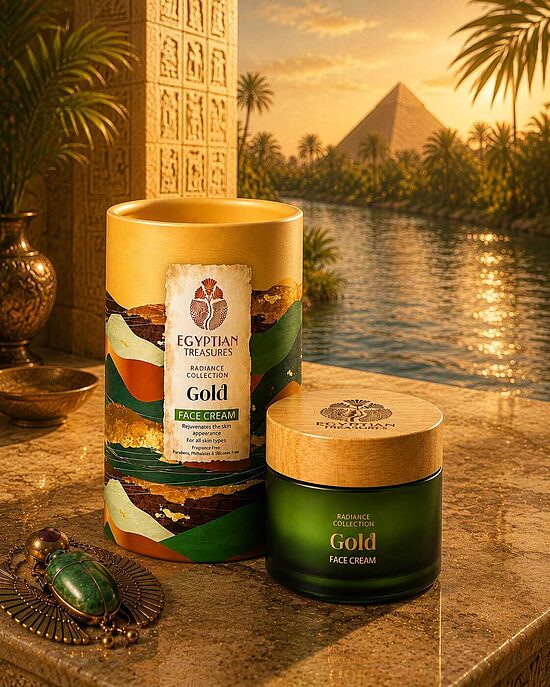 Egyptian Treasures Radiance Collection Gold sejas krēms ar zeltu, 50 ml