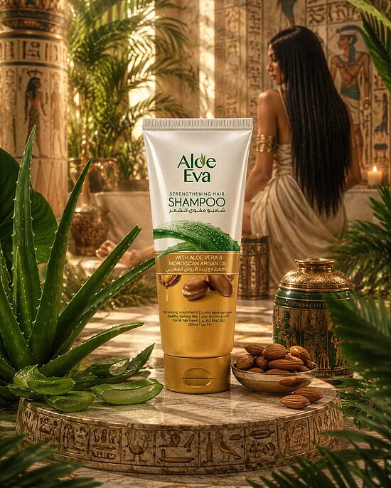 Aloe Eva stiprinošs šampūns ar alveju un Marokas argāna eļļu, 230 ml