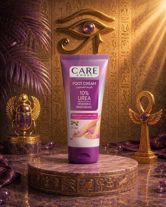 Care & More pēdu krēms sausām un sasprēgājušām pēdām, 100 ml